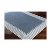 Alfresco ALF-9682 Charcoal 2'3" x 11'9" Runner Area Rug, Indoor/Outdoor