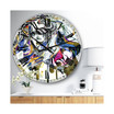 Reminiscence II Oversized Modern Wall Clock - 36" x 28" x 1"