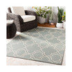 Alfresco ALF-9589 Sage 6' x 9' Area Rug, Indoor/Outdoor