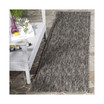 Courtyard Black 2'3" x 8' Runner Outdoor Area Rug