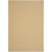 Courtyard Yellow and Beige 5'3" x 7'7" Sisal Weave Outdoor Area Rug