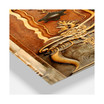 Oversized Tropical Metal Wall Clock