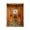 Oversized Tropical Metal Wall Clock