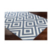 Alfresco ALF-9657 Charcoal 3' x 5'6" Area Rug, Indoor/Outdoor