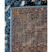 Amsterdam Blue and Creme 8' x 10' Outdoor Area Rug