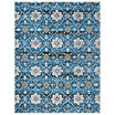 Amsterdam Blue and Creme 8' x 10' Outdoor Area Rug