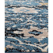 Amsterdam Blue and Creme 3' x 5' Outdoor Area Rug