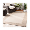 Alfresco ALF-9685 Camel 5'3" x 7'6" Area Rug, Indoor/Outdoor