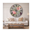 Cabin and Lodge Oversized Metal Wall Clock - 36 x 36