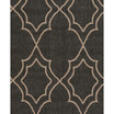 Alfresco ALF-9590 Black 5'3" x 7'6" Area Rug, Indoor/Outdoor