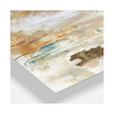 Gilded Daydreams Oversized Modern 3 Panels Wall Clock - 38" x 38" x 1"