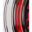 Fireball Retro Round Neon Wall Analog Clock with Pull Chain, 14.5"