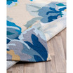 Rain RAI-1231 Bright Blue 2'6" x 8' Runner Area Rug, Indoor/Outdoor