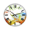 Colorful Safari Animals B Large Cottage Wall Clock - 36" x 28" x 1"
