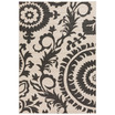 Alfresco ALF-9612 Black 3' x 5'6" Area Rug, Indoor/Outdoor