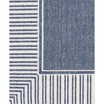 Alfresco ALF-9682 Charcoal 6' x 9' Area Rug, Indoor/Outdoor
