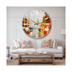 Sensual Oversized Round Metal Wall Clock - 36 x 36