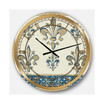Ornate Glam Oversized Metal Wall Clock