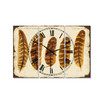 Five Pheasant Feathers Oversized Cottage 3 Panels Wall Clock - 38" x 38" x 1"