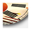 All That Jazz Large Mid-Century Wall Clock - 36" x 28" x 1"