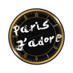 Paris Jadore Oversized Fashion Wall Clock - 36" x 28" x 1"