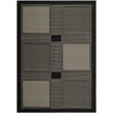 Courtyard Black and Sand 2' x 3'7" Sisal Weave Outdoor Area Rug