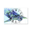Sea Turtle Oversized Cottage 3 Panels Wall Clock - 38" x 38" x 1"