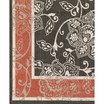 Alfresco ALF-9592 Black 5'3" x 7'6" Area Rug, Indoor/Outdoor