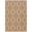 Alfresco ALF-9587 Camel 5'3" x 7'6" Area Rug, Indoor/Outdoor
