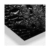 Abstract Droplets 15 Oversized Modern 3 Panels Wall Clock - 38" x 38" x 1"