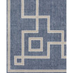 Alfresco ALF-9654 Charcoal 5'3" x 7'6" Area Rug, Indoor/Outdoor