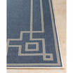Alfresco ALF-9654 Charcoal 5'3" x 7'6" Area Rug, Indoor/Outdoor