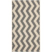 Courtyard Gray and Beige 2'7" x 5' Sisal Weave Outdoor Area Rug