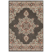 Alfresco ALF-9671 Black 7'6" x 10'9" Area Rug, Indoor/Outdoor