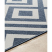 Alfresco ALF-9657 Charcoal 5'3" Round Area Rug, Indoor/Outdoor