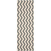 Courtyard Grey and Beige 2'3" x 8' Sisal Weave Runner Outdoor Area Rug