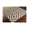 Alfresco ALF-9639 Black 8'9" x 12'9" Area Rug, Indoor/Outdoor