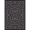 Courtyard Black and Sand 9' x 12' Sisal Weave Outdoor Area Rug