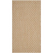 Courtyard Natural and Cream 2'7" x 5' Sisal Weave Outdoor Area Rug