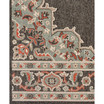 Alfresco ALF-9671 Black 2'3" x 11'9" Runner Area Rug, Indoor/Outdoor