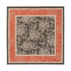 Alfresco ALF-9592 Black 7'3" Square Area Rug, Indoor/Outdoor