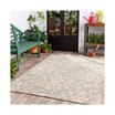 Rain RAI-1103 Sea Foam 2' x 3' Area Rug, Indoor/Outdoor