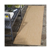 Courtyard Natural and Cream 2'3" x 12' Sisal Weave Runner Outdoor Area Rug