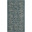 Courtyard Turquoise 2'7" x 5' Sisal Weave Outdoor Area Rug