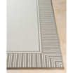Alfresco ALF-9681 Taupe 7'3" Round Area Rug, Indoor/Outdoor