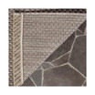 Courtyard Beige and Brown 4' x 5'7" Sisal Weave Outdoor Area Rug