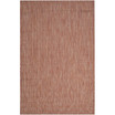 Courtyard Red and Beige 5'3" x 7'7" Outdoor Area Rug