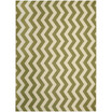 Courtyard Green and Beige 8'11" x 12' Sisal Weave Rectangle Outdoor Area Rug
