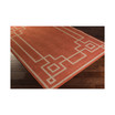 Alfresco ALF-9631 Rust 2'3" x 11'9" Runner Area Rug, Indoor/Outdoor