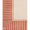 Alfresco ALF-9683 Burnt Orange 8'9" x 12'9" Area Rug, Indoor/Outdoor